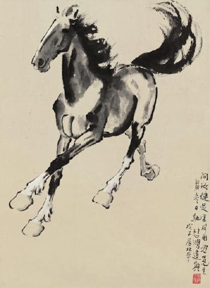 Galloping horse by Xu Beihong