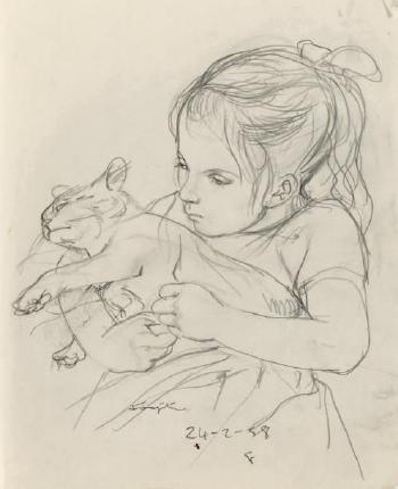 La fuite by Leonard Tsuguharu Foujita