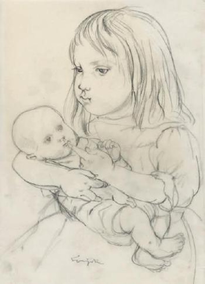 Enfant by Leonard Tsuguharu Foujita