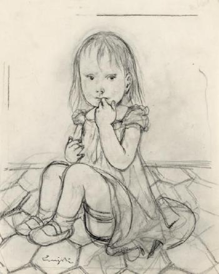 Petite fille by Leonard Tsuguharu Foujita