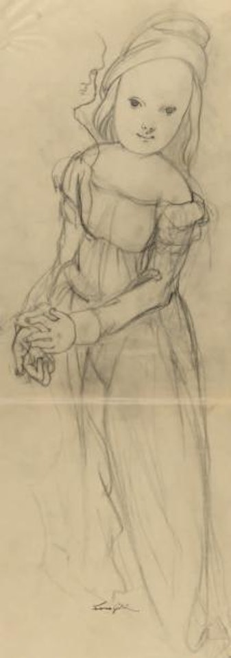 Petite ménagère by Leonard Tsuguharu Foujita