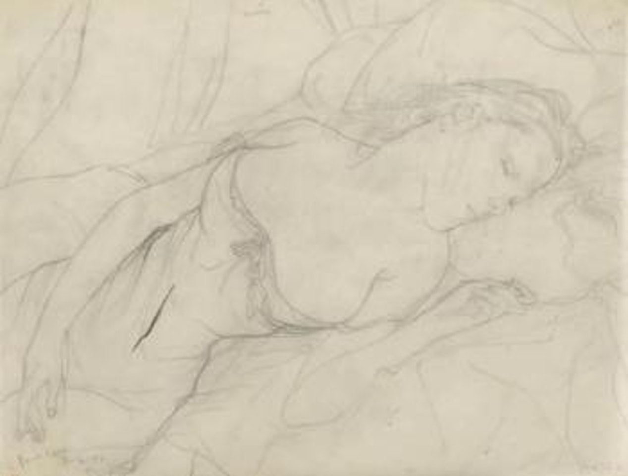 Profond sommeil by Leonard Tsuguharu Foujita