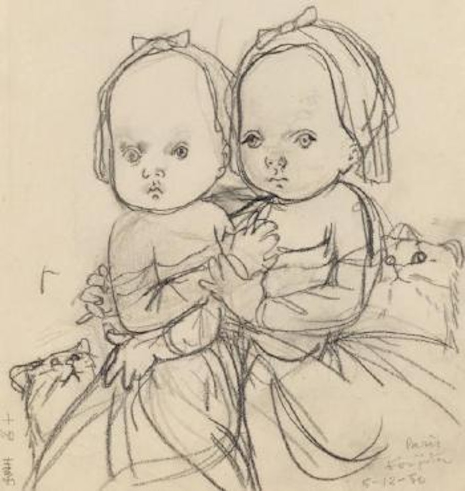 Soeurs jumelles by Leonard Tsuguharu Foujita