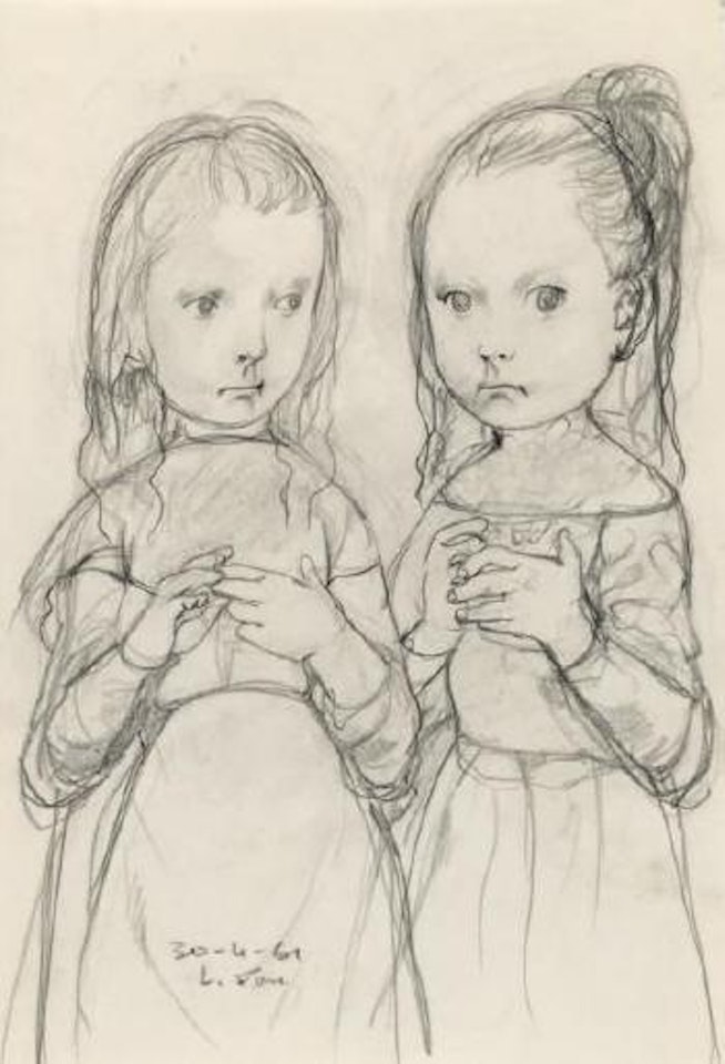 Les boudeuses by Leonard Tsuguharu Foujita