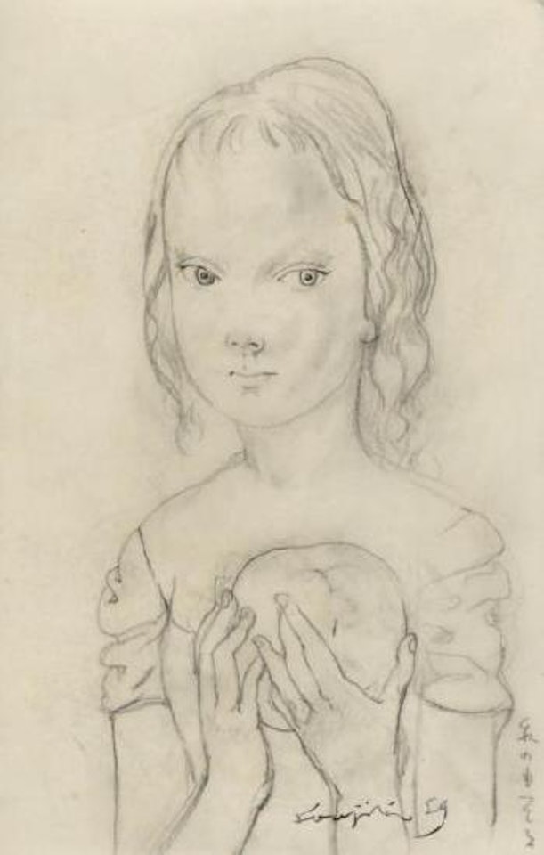 Fillette au fruit by Leonard Tsuguharu Foujita
