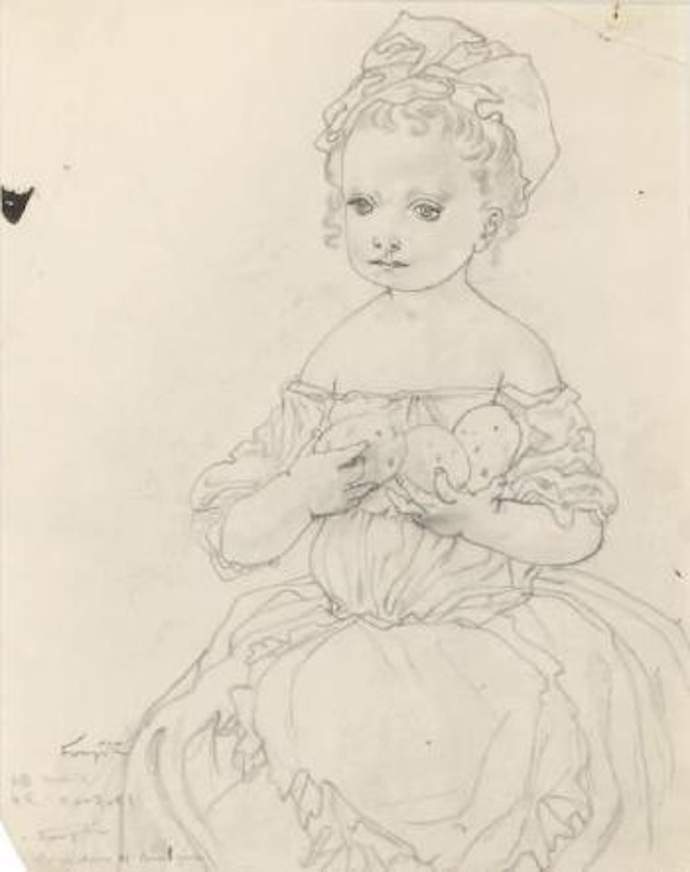Jeune fille aux pommes de terre by Leonard Tsuguharu Foujita