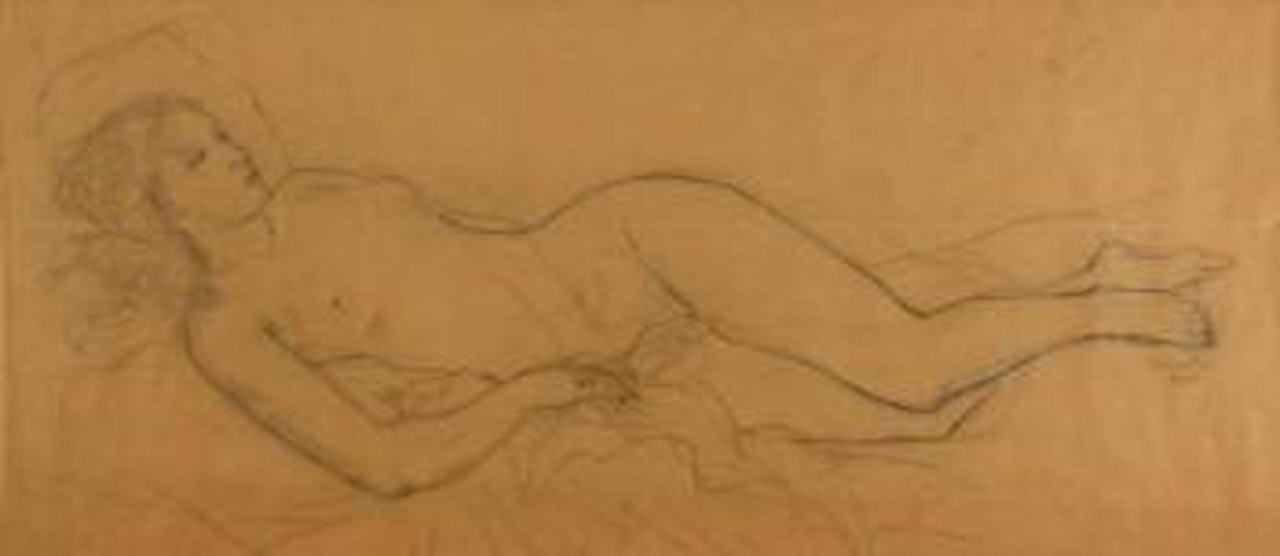 Femme endormie by Leonard Tsuguharu Foujita