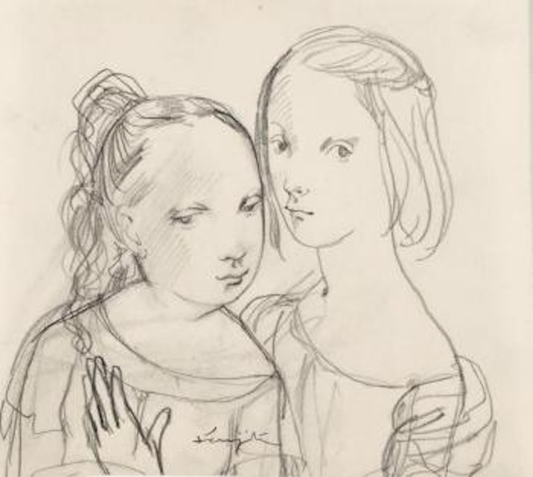 La confidence by Leonard Tsuguharu Foujita