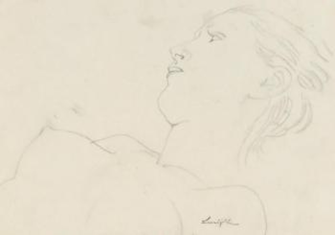 Femme allongée by Leonard Tsuguharu Foujita