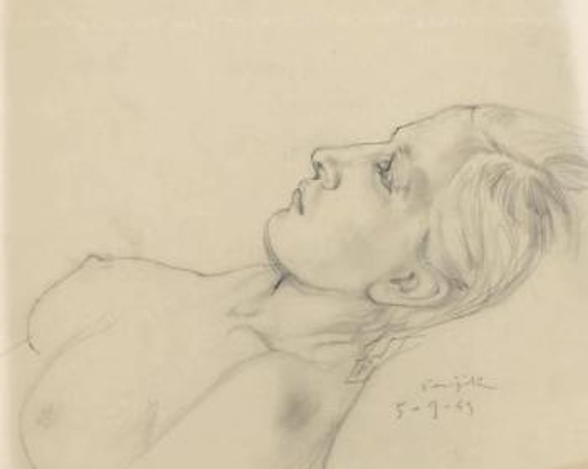 Le repos by Leonard Tsuguharu Foujita