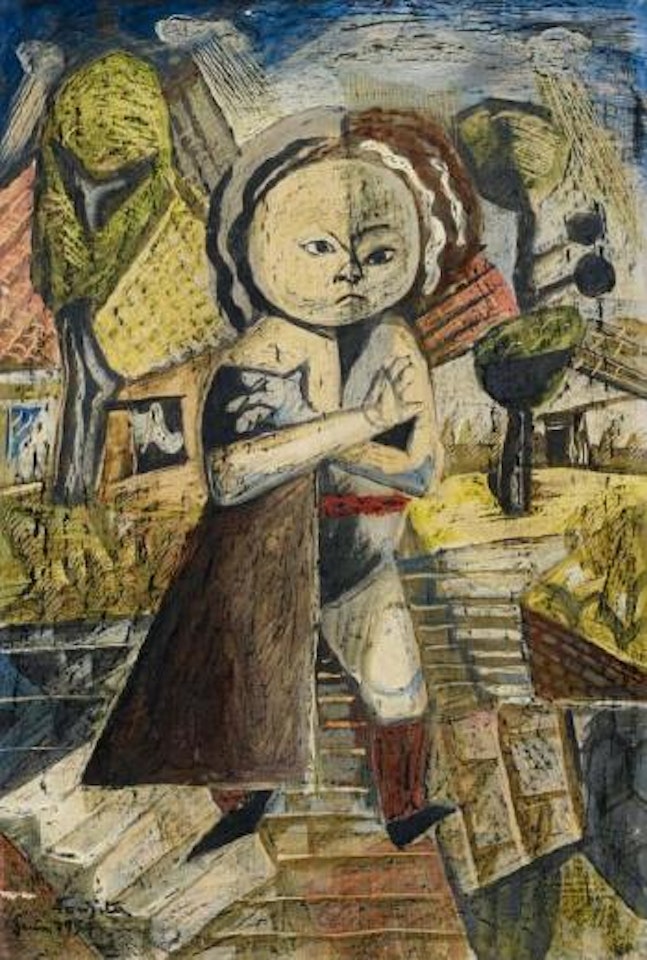 Personnage by Leonard Tsuguharu Foujita