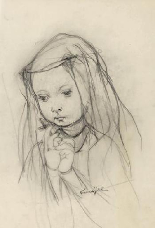Petite religieuse by Leonard Tsuguharu Foujita