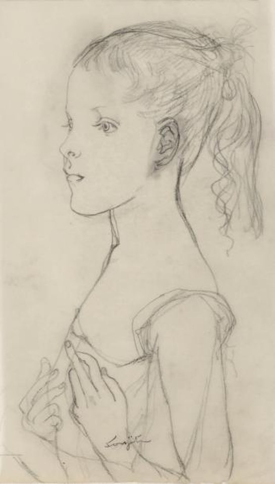 Fillette by Leonard Tsuguharu Foujita