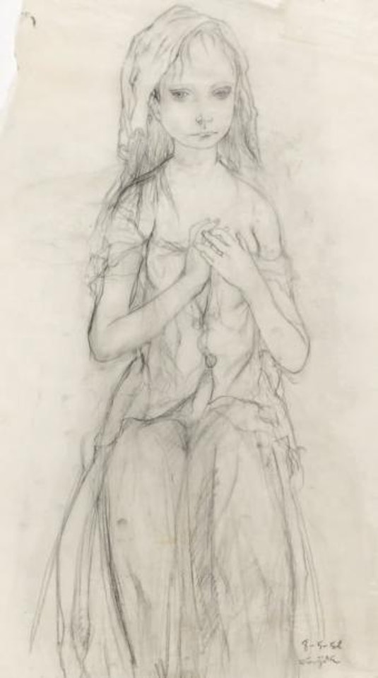 La bohémienne by Leonard Tsuguharu Foujita