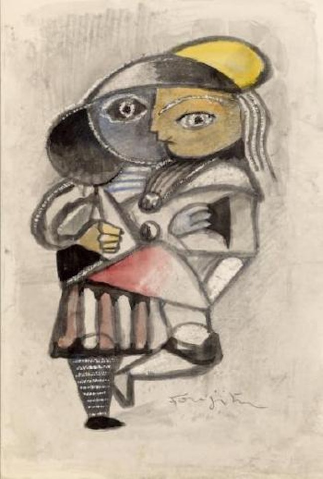 Personnage cubiste by Leonard Tsuguharu Foujita