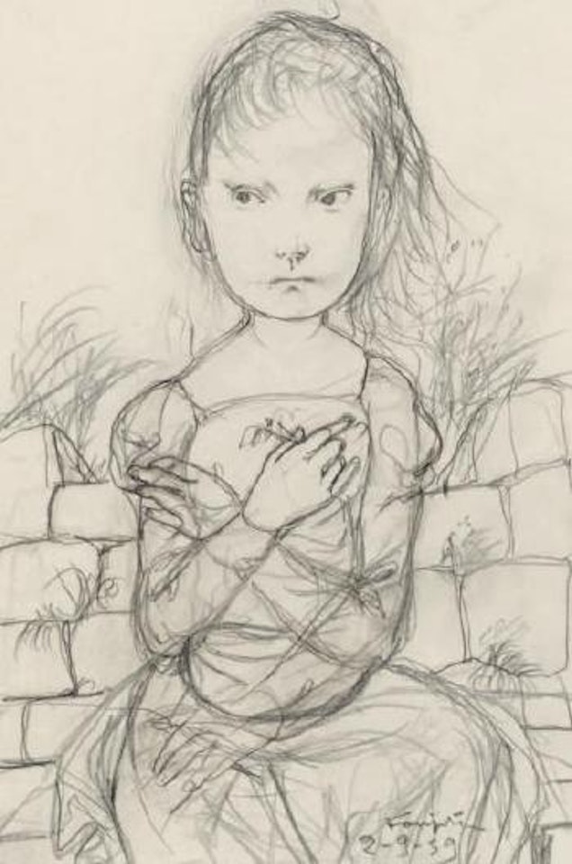 Le vent by Leonard Tsuguharu Foujita