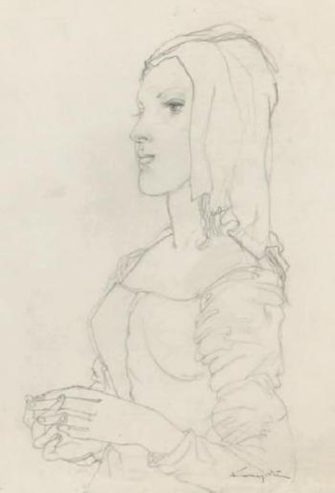 Beauté hiératique by Leonard Tsuguharu Foujita