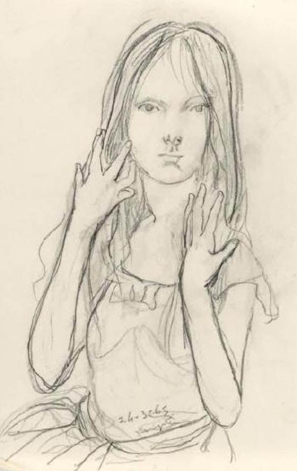 Jeune femme by Leonard Tsuguharu Foujita