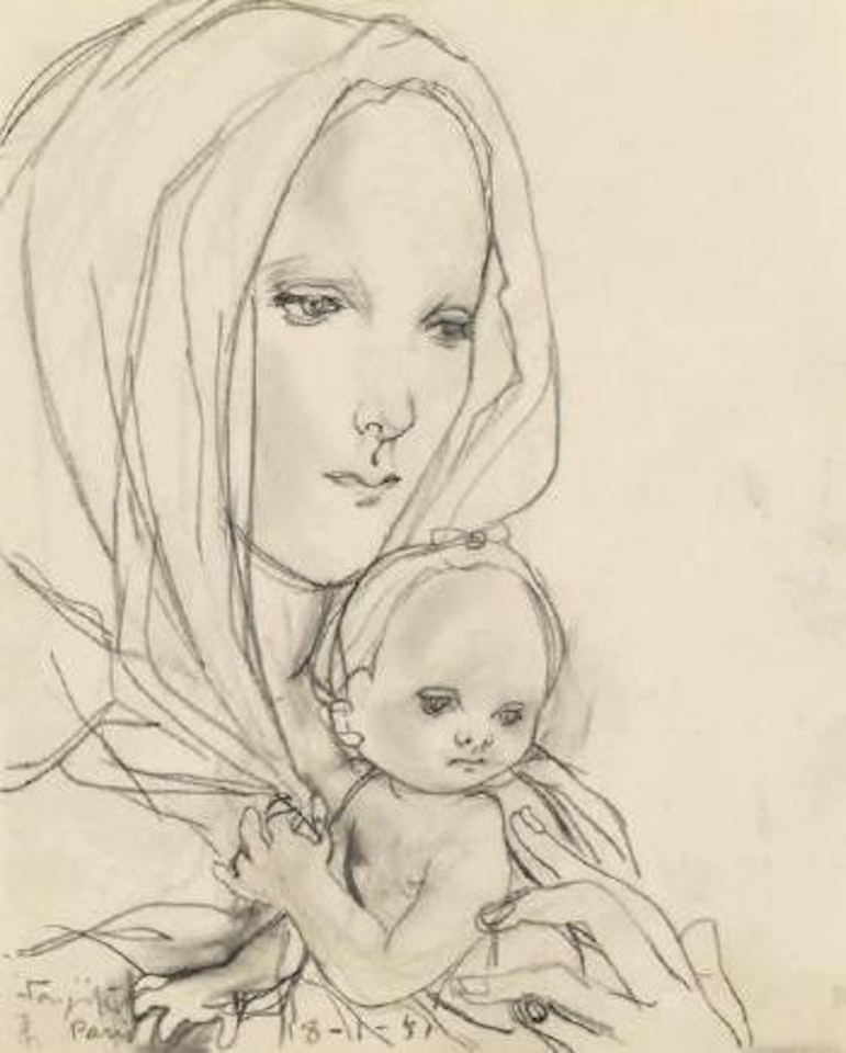 Tendresse by Leonard Tsuguharu Foujita