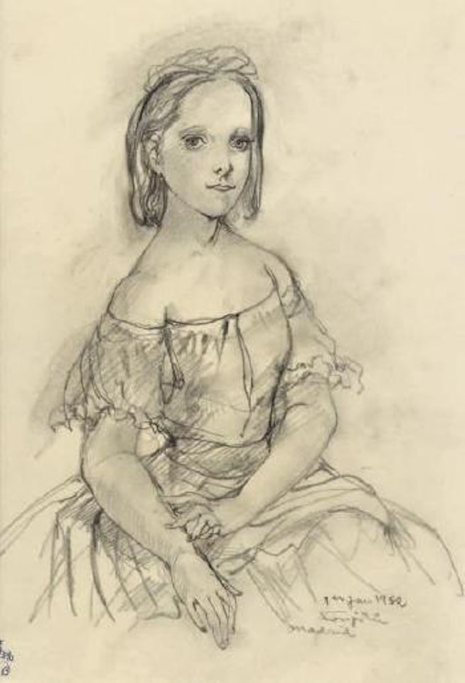 Jeune espagnole by Leonard Tsuguharu Foujita