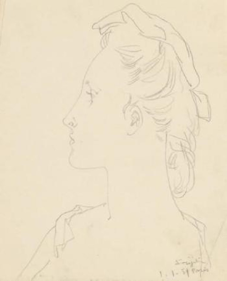 Buste de femme by Leonard Tsuguharu Foujita