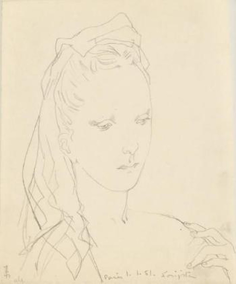 Tristesse by Leonard Tsuguharu Foujita