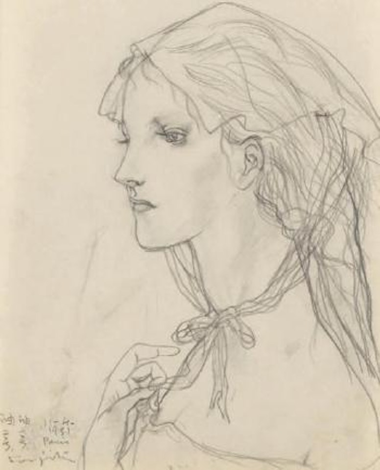 Jeune femme by Leonard Tsuguharu Foujita
