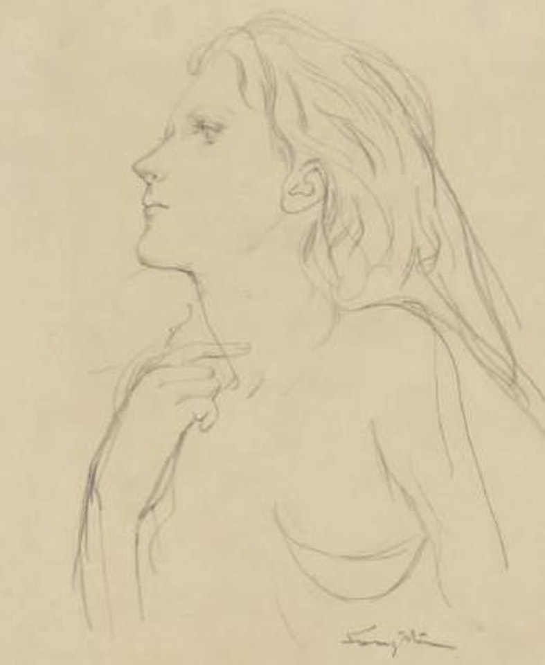 Décolleté by Leonard Tsuguharu Foujita