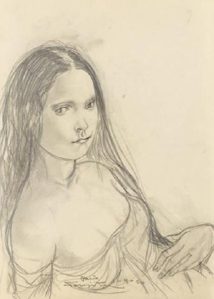 Femme lascive by Leonard Tsuguharu Foujita