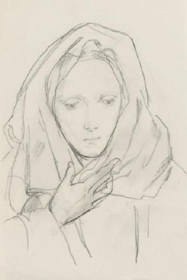 Visage enrobe by Leonard Tsuguharu Foujita