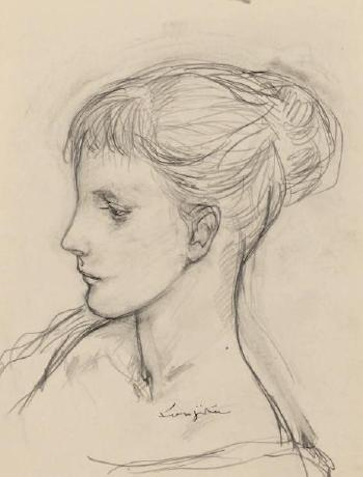 Le chignon by Leonard Tsuguharu Foujita