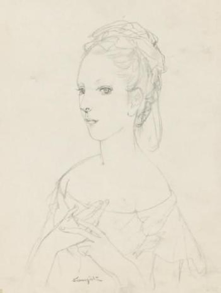 Jeune femme by Leonard Tsuguharu Foujita