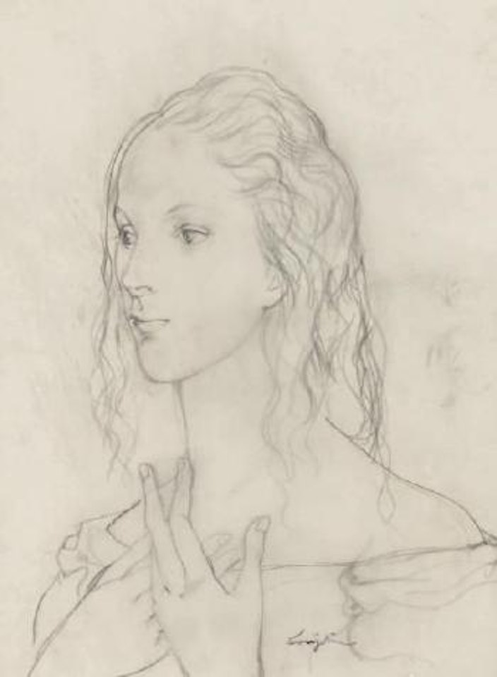 Jeune femme by Leonard Tsuguharu Foujita