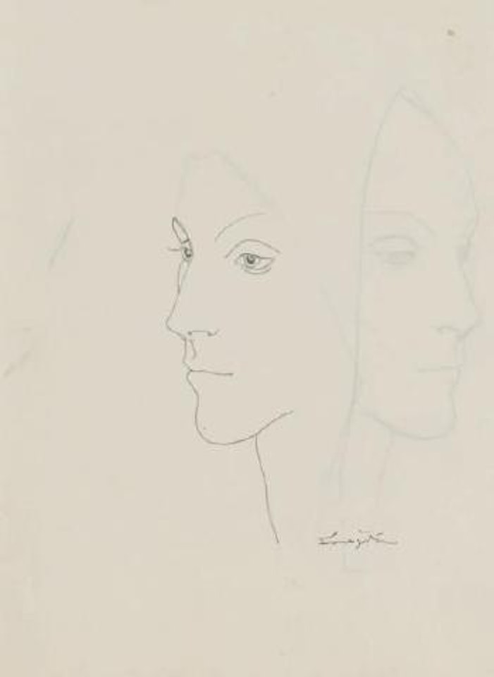 Visage by Leonard Tsuguharu Foujita