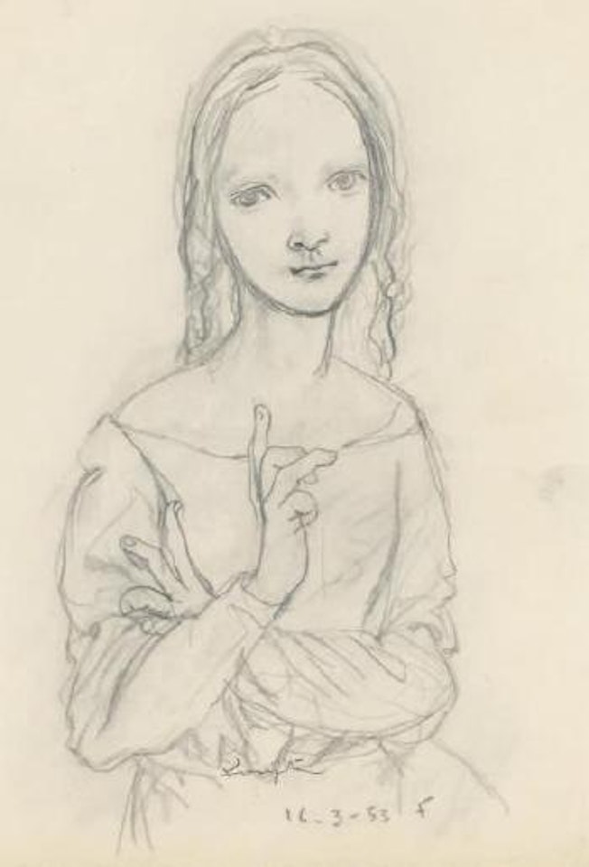 La mise en garde by Leonard Tsuguharu Foujita
