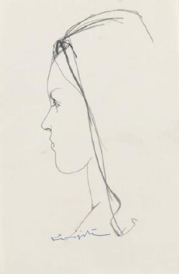 Profil épuré by Leonard Tsuguharu Foujita