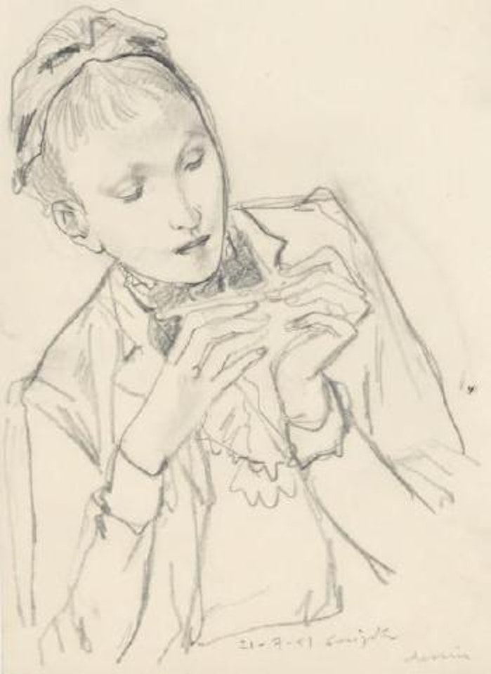 La patience by Leonard Tsuguharu Foujita