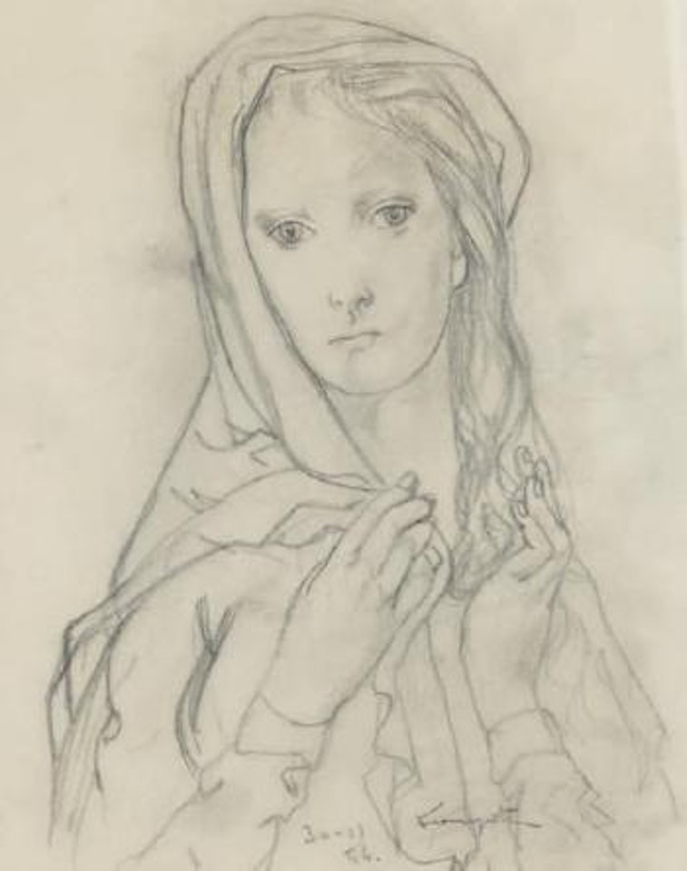 La moue by Leonard Tsuguharu Foujita