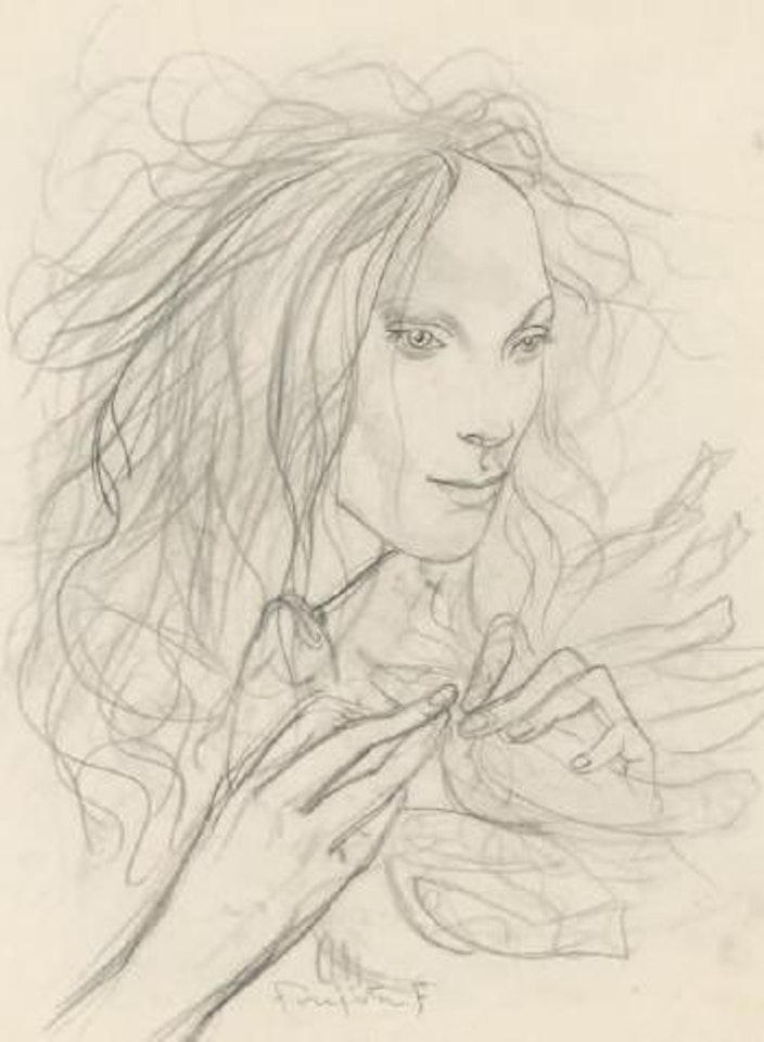 Sirène et le poisson by Leonard Tsuguharu Foujita