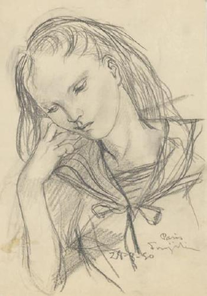 L'écolier by Leonard Tsuguharu Foujita