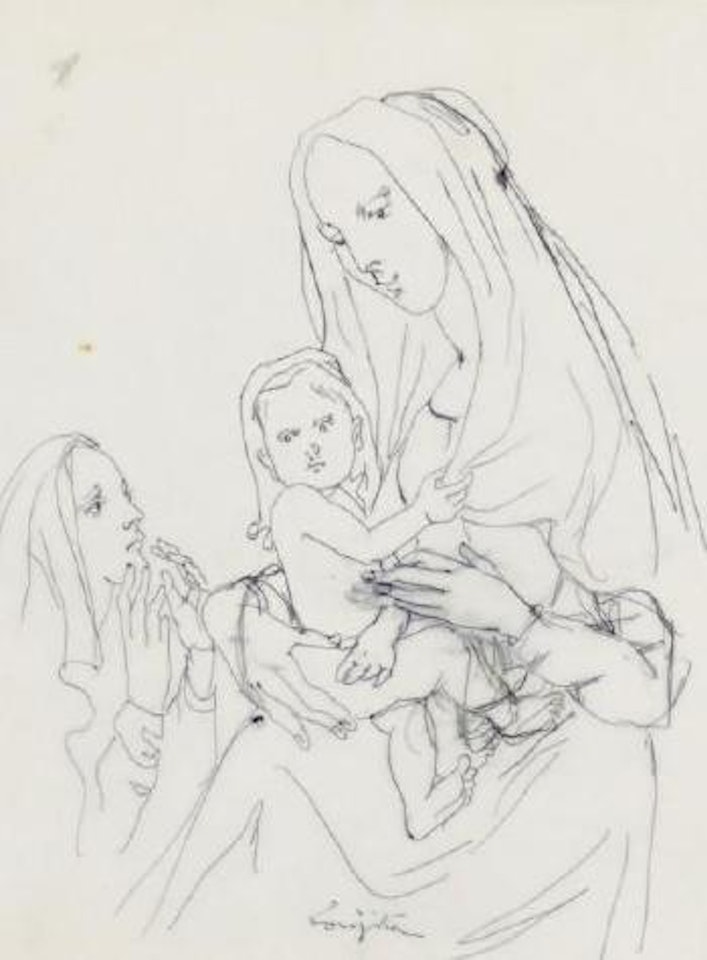 La Madone by Leonard Tsuguharu Foujita