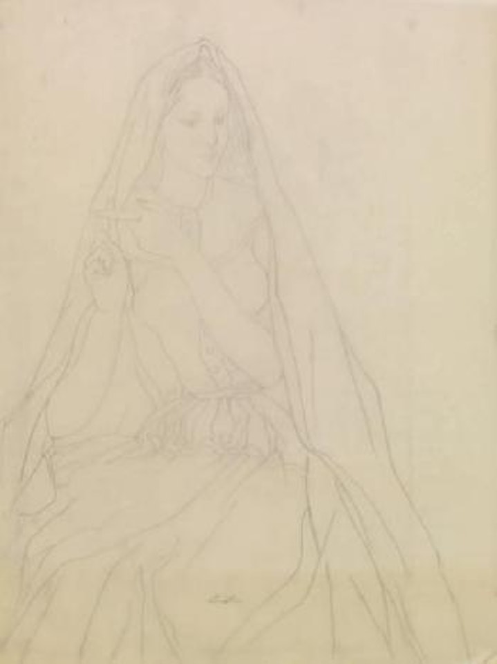 Femme au long voile by Leonard Tsuguharu Foujita