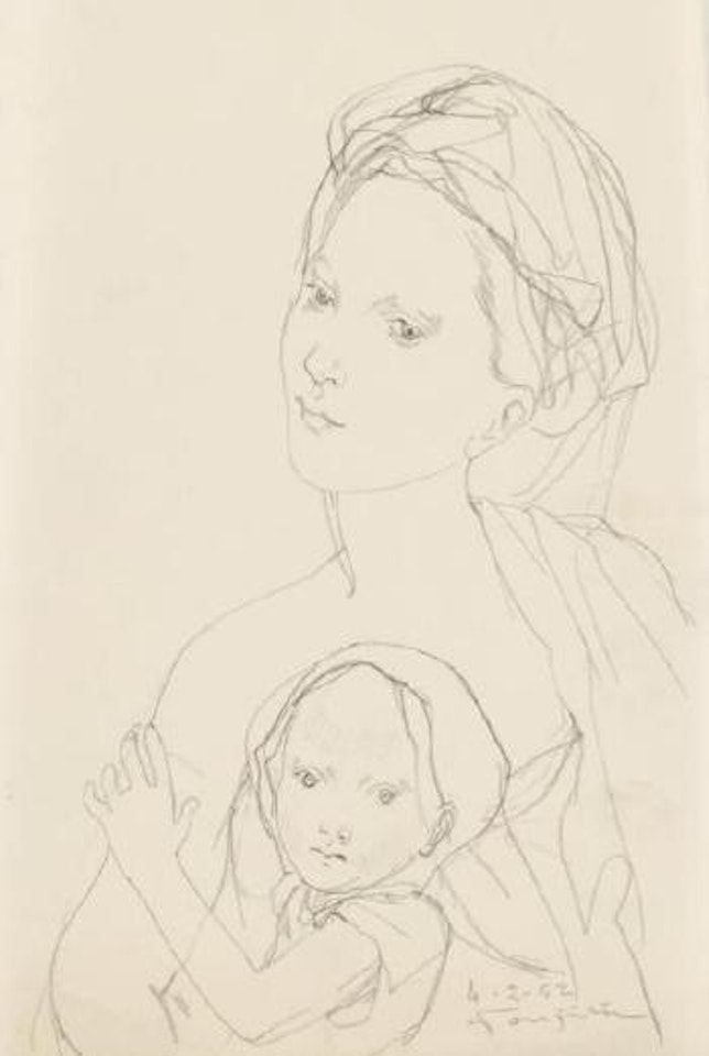 La peur by Leonard Tsuguharu Foujita