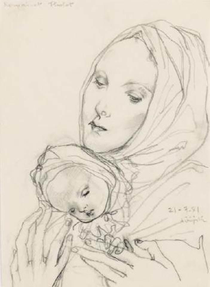 Au pays des rêves by Leonard Tsuguharu Foujita