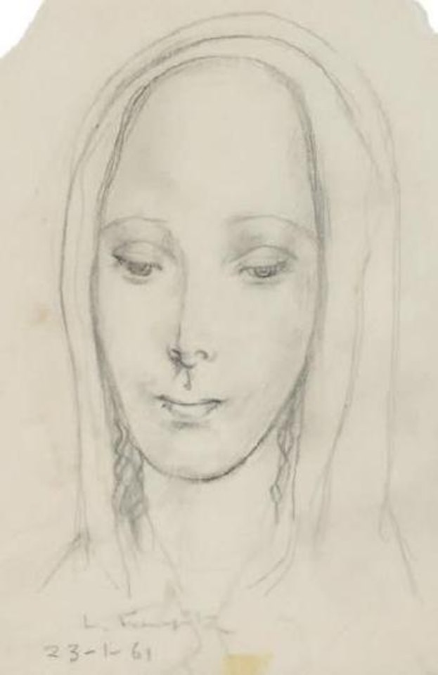 Femme au voile by Leonard Tsuguharu Foujita