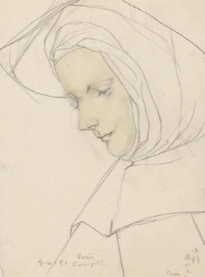 La religieuse by Leonard Tsuguharu Foujita