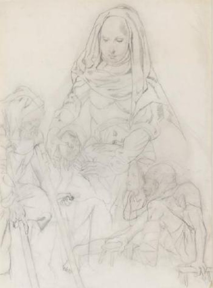 Vierge miraculeuse by Leonard Tsuguharu Foujita