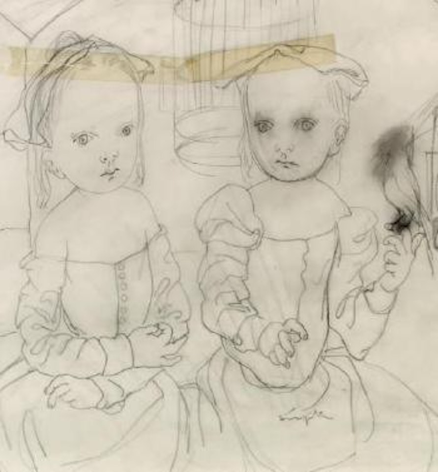 Filles aux oiseaux by Leonard Tsuguharu Foujita