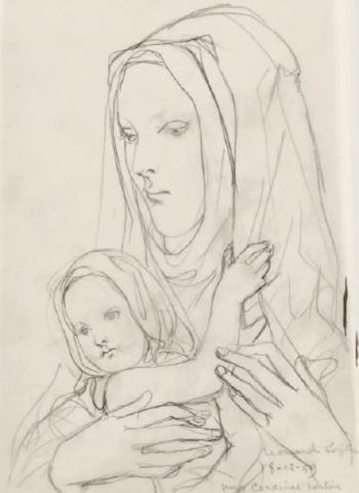Maternité au voile by Leonard Tsuguharu Foujita
