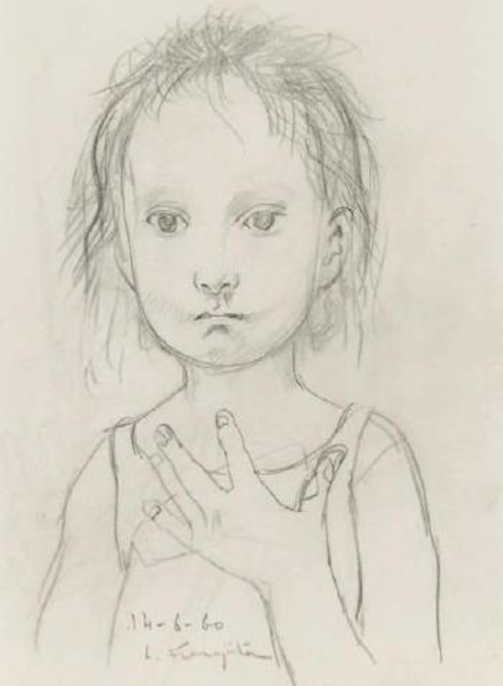 Fillette by Leonard Tsuguharu Foujita